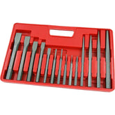 Neilsen 14pc Jumbo Punch & Chisel Set Hand Tools Metal Holes Drill Punches